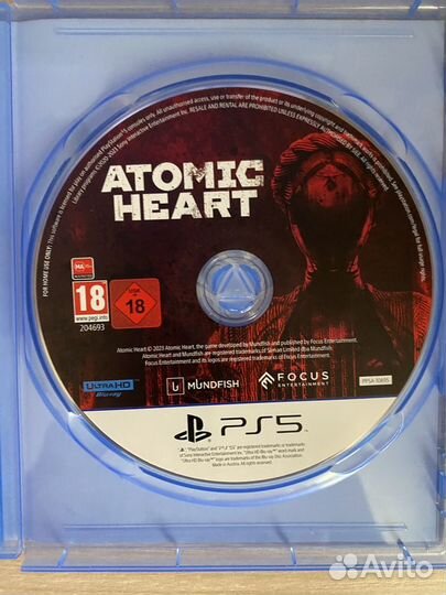 Игра для ps5 Atomic Heart