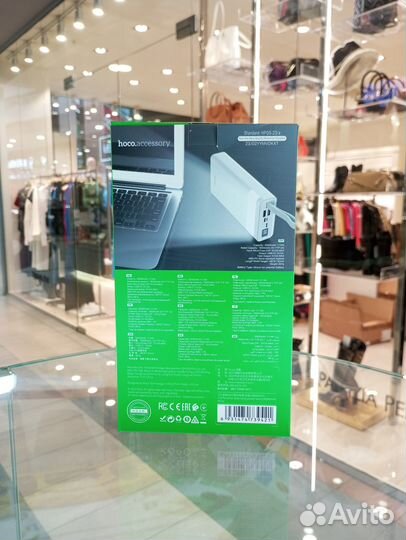 Внешний аккумулятор hoco J73 30000 mAh белый