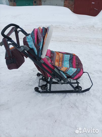 Коляска санки
