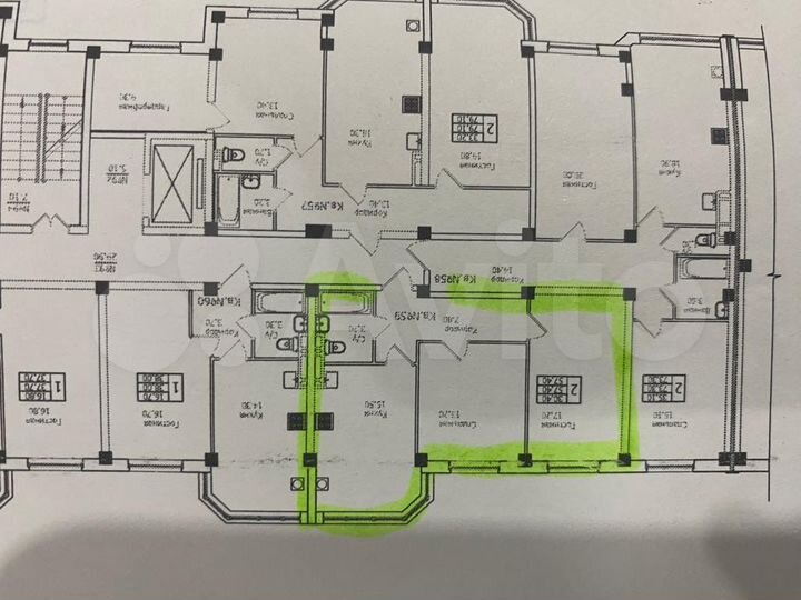 2-к. квартира, 59 м², 2/9 эт.