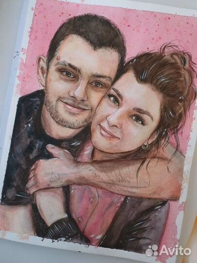 Акварельный портрет по фото