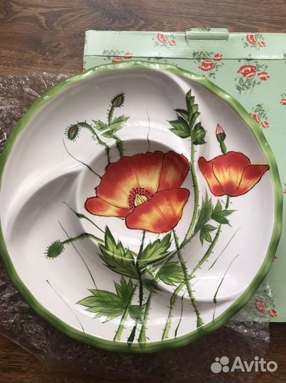 2 Предмета посуды- Менажница и салатник