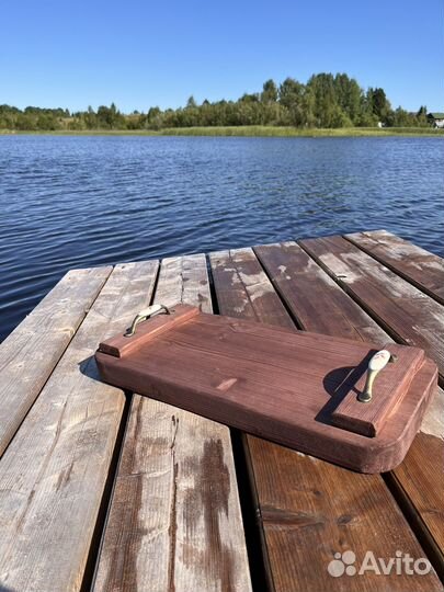 Поднос деревянный