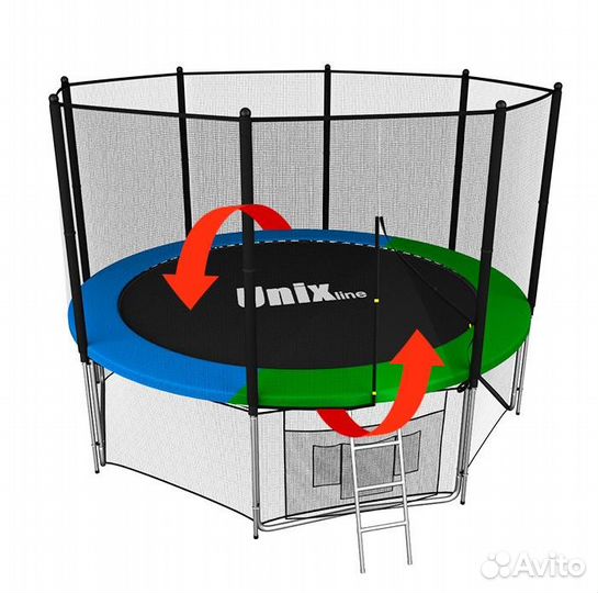 Батут unix line 12 ft Classic outside