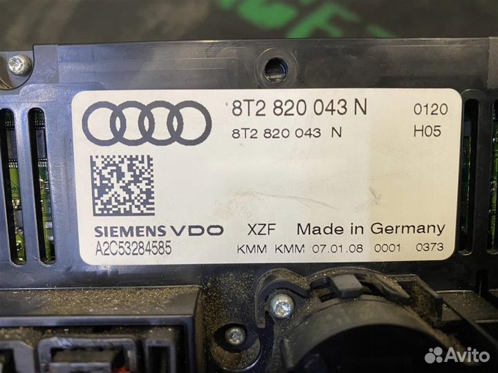 Блок климат-контроля #: 2105 Audi A5 8T