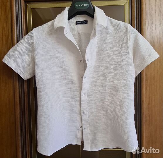 Рубашка подростковая белая 46 (M)