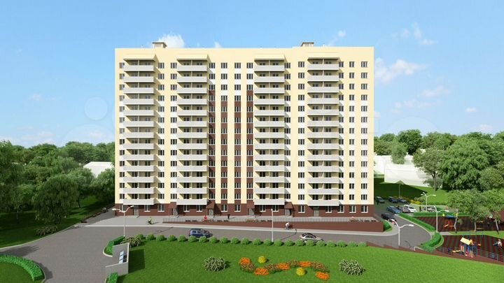 2-к. квартира, 62 м², 9/14 эт.