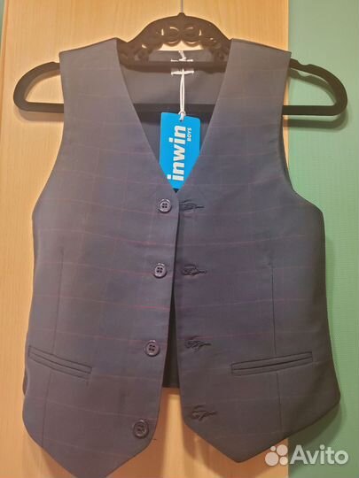 Пиджак школьный для мальчика 134