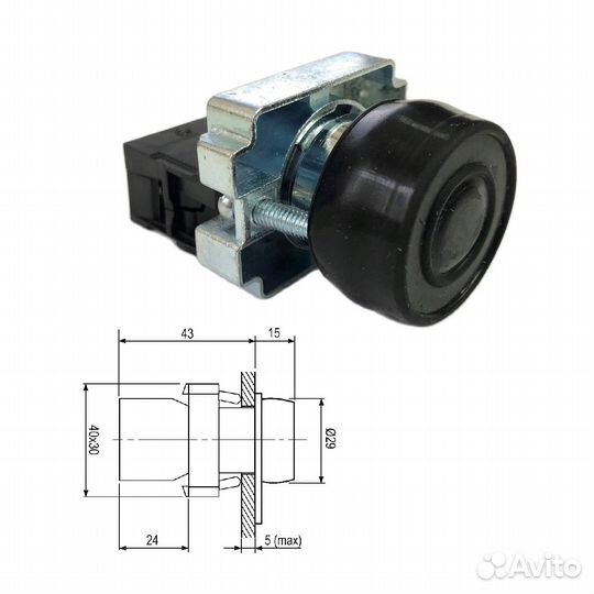 1 шт Кнопочный переключатель 3SA8-BP21 240 В 3 А с