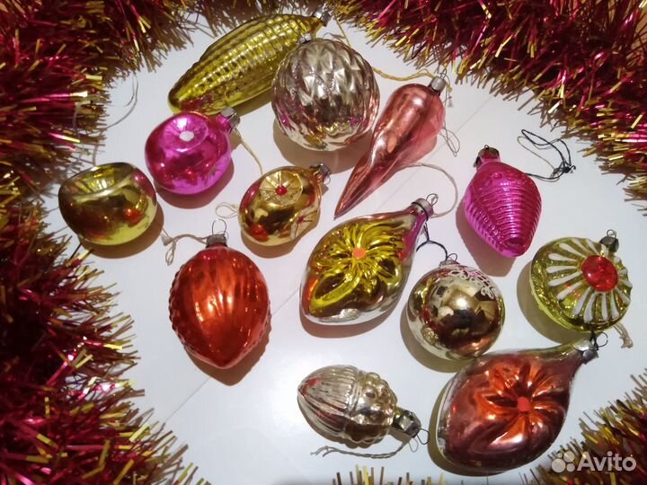 Елочные игрушки СССР