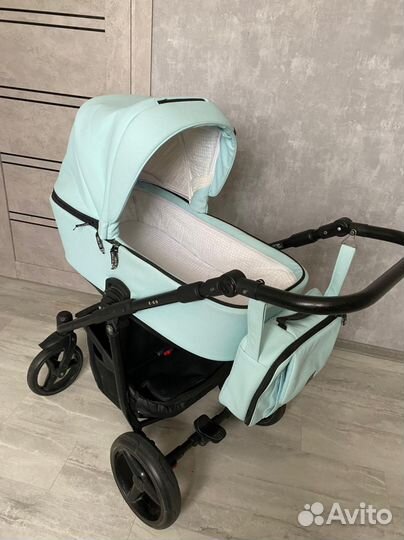 Коляска 2 в 1 adamex reggio (экокожа)