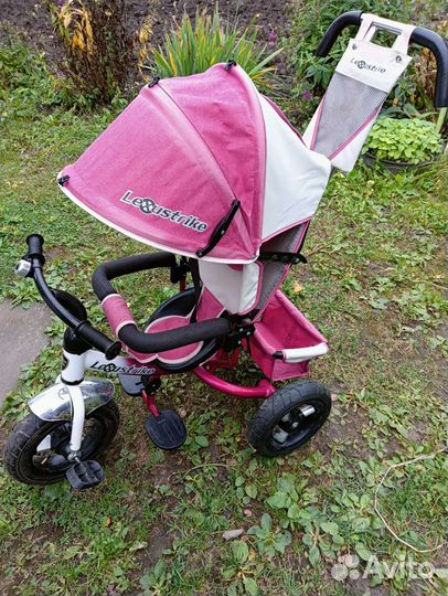 Детский велосипед с родительской ручкой