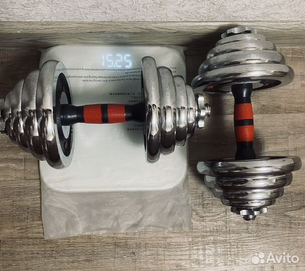 Гантели разборные 30кг (2х15кг) + миништанга