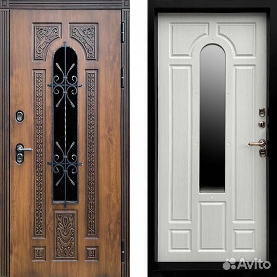 Входная дверь с терморазрывом Лацио Лиственница