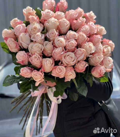 Роза 80см с доставкой. Букет роз с доставкой