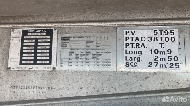 Полуприцеп самосвальный Total Trailers FAT 37, 2007