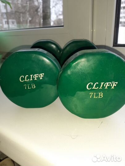 Гантели 1 кг, 6lb, 7lb, 8lb