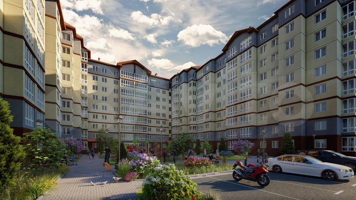 1-к. квартира, 37,4 м², 7/9 эт.