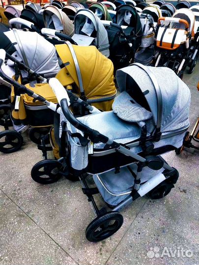 Коляска 2в1 с люлькой – разные расцветки