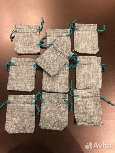 Мешочек из льна подарочный