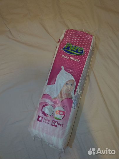 Подгузники детские pure 3-й размер