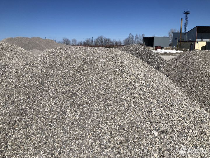 Щебень гравий сыпучие доставим на объект