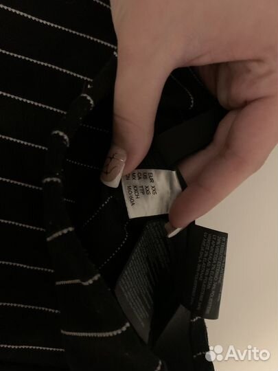 Hm юбка с вырезом