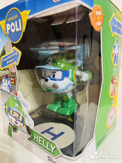Робот трансформер вертолет Хэли Робокар Поли