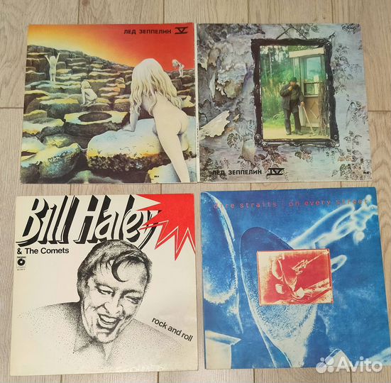 Led Zeppelin, Beatles,The Doors, Elvis Presley