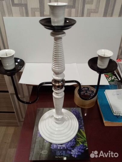 Подсвечник металлический