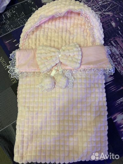 Конверт на выписку для девочки