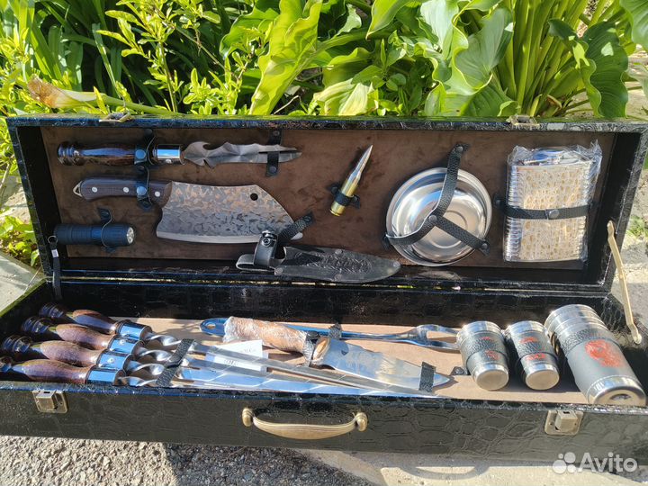 Набор шампуров Кизлярский в кейсе