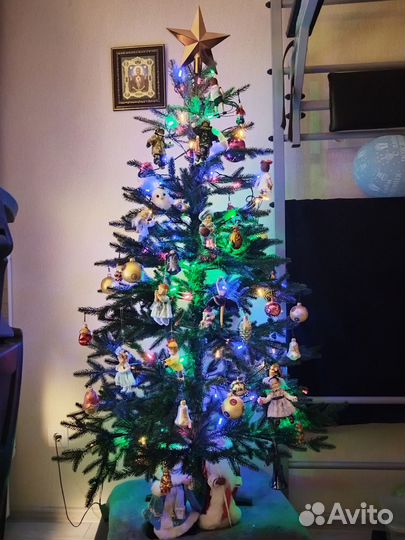 Ель искуственная литая бу