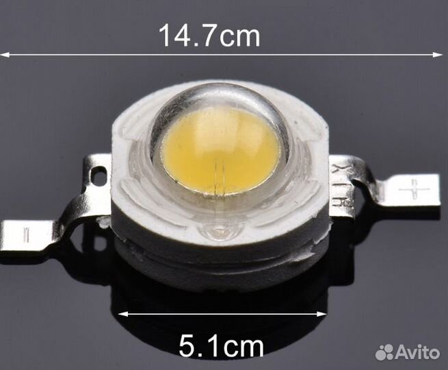 Светодиод 1W - 4 цвета