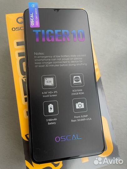 Blackview Oscal Tiger 10, 8/256 ГБ