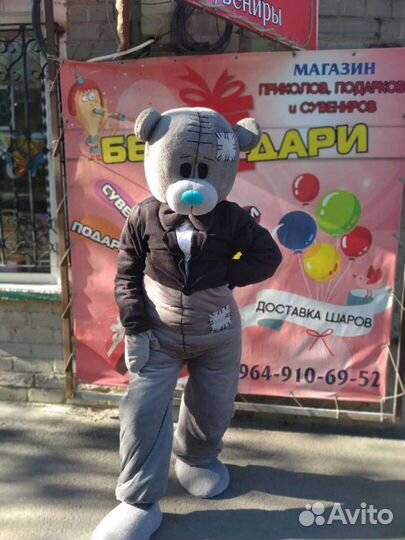 Мишка тедди, кот и панда