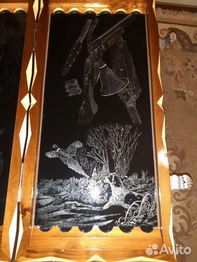 Нарды шахматы ручная работа