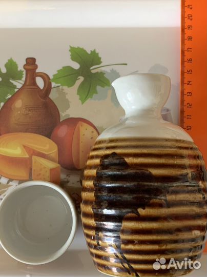 Ваза Кувшин с чашкой пиалой