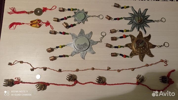 Подвески музыкальные фен-шуй и др