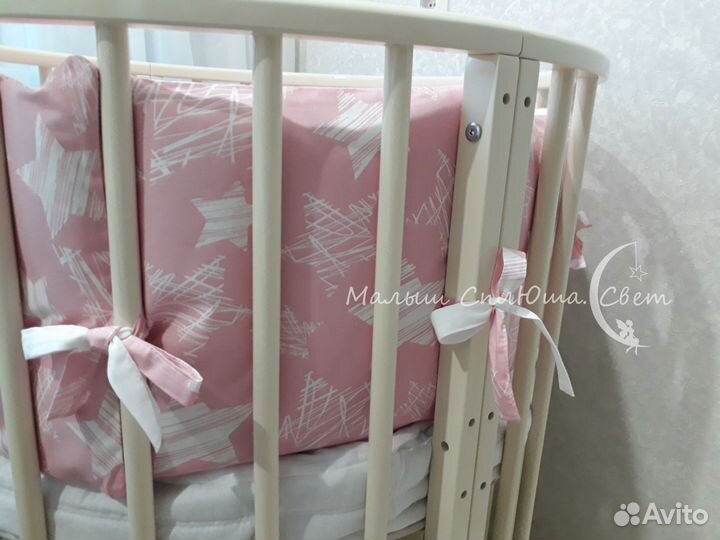 Бортики в детскую кроватку новые