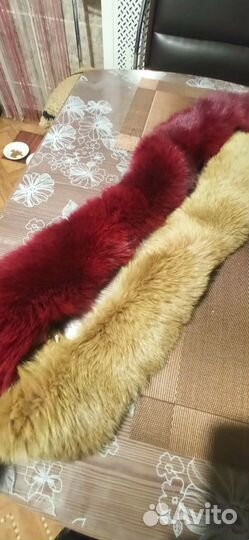 Меховой воротник песец