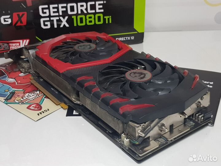 Видеокарта MSI GTX 1080 Ti 11Gb Gaming X