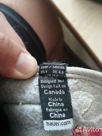 Хоккейные коньки bauer 37.5 размер