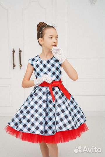 Пышное платье для девочки Стиляги