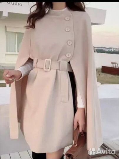 Пальто-накидка