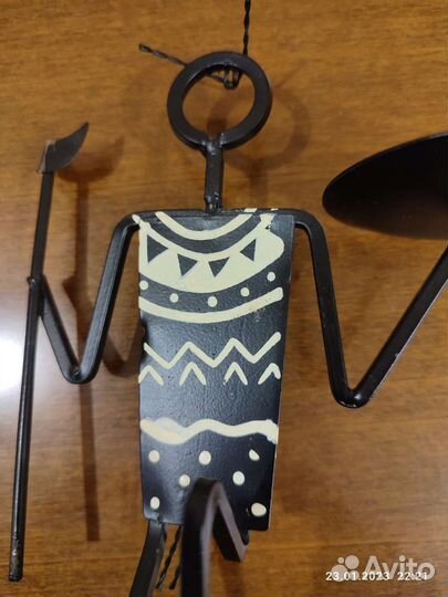 Подсвечник металлический