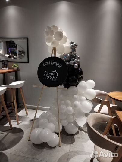 Фотозона, оформление шарами