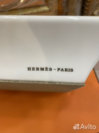 Hermes пепельница, фарфор