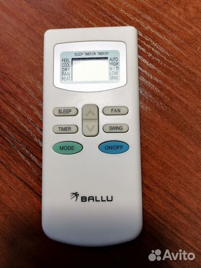 Пульт ду для кондиционера ballu