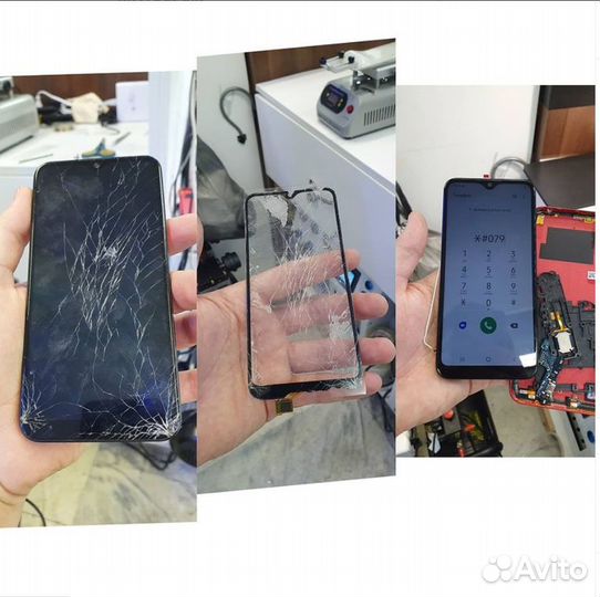 Ремонт телефонов / Замена стекла на iPhone/Samsung